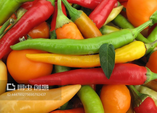 辣椒辣椒粉全框Chili peppers paprika full frame